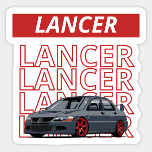 mitsubishi lancer evolution Sticker